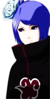 😞 Konan Naruto アニメ, 小南, ナルト, 暁 telegram sticker