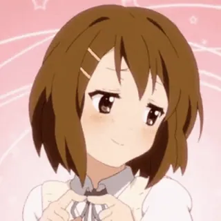 😏 Anime, Carino, Ragazza, Cuore, Kawaii, Sorriso whatsapp sticker