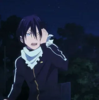 💎 Yato Noragami Anime, Cartoon, Charakter, Yato, Noragami telegram sticker