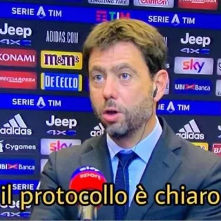 🧐 il protocollo è chiaro pria, wawancara, protokol, italia, Serie A telegram sticker