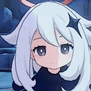 🍥 Paimon Genshin Impact 动漫, 游戏, 派蒙, 可爱, 幻想, 原神 whatsapp sticker