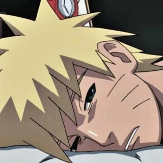 💛 Naruto Uzumaki Naruto Аниме, Наруто, Узумаки, Персонаж, спит, уставший telegram sticker