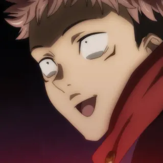 🎱 Yuji Itadori Jujutsu Kaisen Anime, Manga, Shonen, Semangat, Penyihir telegram sticker