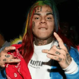 🧑‍🎤 6ix9ine rappeur, musique, 6ix9ine, artiste, interprète telegram sticker