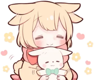 😊 애니메이션, 귀여운, 카와이, 만화, 양, 어린 양, 포근한 telegram sticker