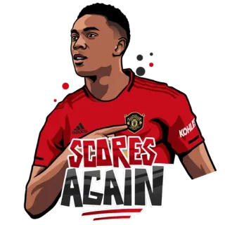 🔴 SCORES AGAIN football, manchester united, football, scores, sport, joueur telegram sticker