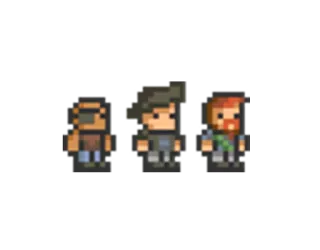 🌎 Pixel art, Personajes, Fantasía, RPG, Juego telegram sticker