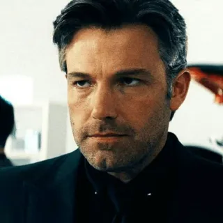 😑 ben affleck, actor, celebrity, man, portrait telegram sticker