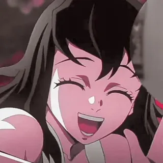 💙 Kanae Kocho Demon Slayer Anime, Mangá, Demon Slayer, Kanae Kocho, sorrindo whatsapp sticker