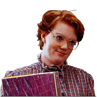 😏 Barb Stranger Things Stranger Things, Barb, character, fanart telegram sticker