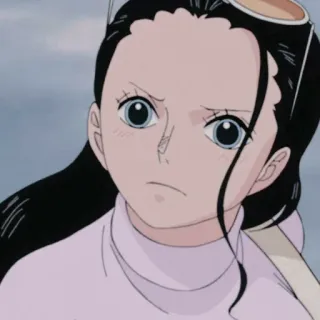 👑 Nico Robin One Piece Animé, One Piece, Nico Robin, Dessin animé, Manga whatsapp sticker