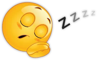 😴 ZZZ emoji, tidur, lelah, zzz, wajah, tidur telegram sticker