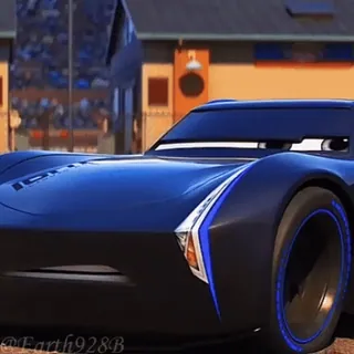 😈 Jackson Storm Cars 3 car, animated, racing, disney, pixar whatsapp sticker