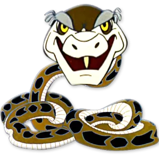 🐍 serpiente, reptil, animal, dibujo animado, pegatina telegram sticker