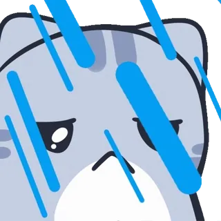 🌧 cat telegram sticker