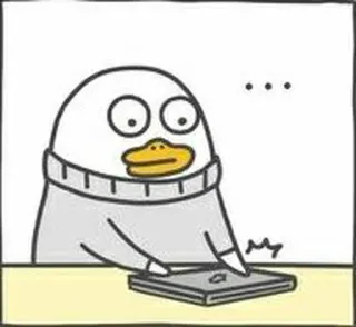 🐥 bebek, kartun, meme, binatang, karakter, ilustrasi whatsapp sticker