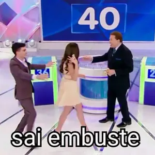 😈 sai embuste Meme, Brasil, Gíria telegram sticker