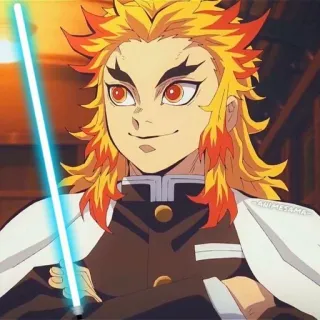 ✨kyoguro rengoku.🔥 :: @fStikBot telegram stickers