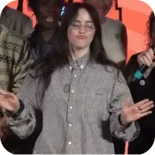 😶 Billie Eilish telegram sticker