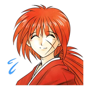 😅 Kenshin Himura Rurouni Kenshin Anime, Manga, Samurai, Kenshin Himura, Rurouni Kenshin telegram sticker