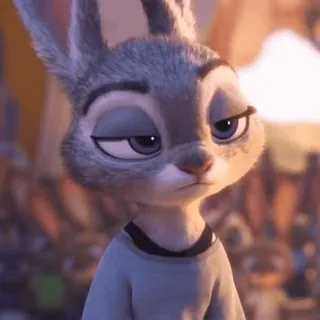 π Judy Hopps Zootopia rabbit, judy hopps, zootopia, disney, animated, movie telegram sticker