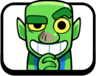 😏 goblin, groen, cartoon, monster, slecht, grijns telegram sticker