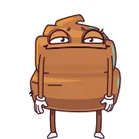 ⭐ Poop Emoji whatsapp sticker