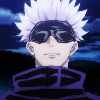 🍡 Gojo Jujutsu Kaisen Anime, Gojo, Jujutsu Kaisen, Personagem de anime, Satoru Gojo telegram sticker
