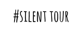 🤐 #SILENT:TOUR silent, tour, travel, hashtag telegram sticker
