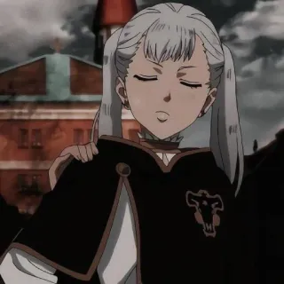 🙀 Noelle Silva Black Clover anime, manga, magic, Noelle Silva, Black Clover telegram sticker