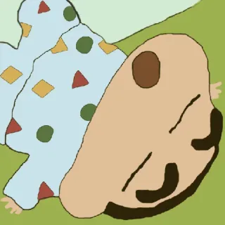 😪 Shin-chan dessin animé, sommeil, animé, personnage, mignon whatsapp sticker
