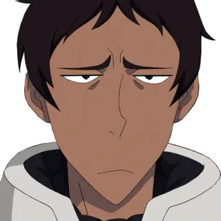 😑 Lance Voltron: Legendary Defender Ланс, Вольтрон, мультфильм, персонаж, выражение, серьезный telegram sticker