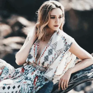 ™ Elizabeth Olsen actress, celebrity, portrait, woman, beautiful, person telegram sticker