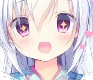 ❄️ Anime, Kawaii, Lindo, Chica, Manga telegram sticker