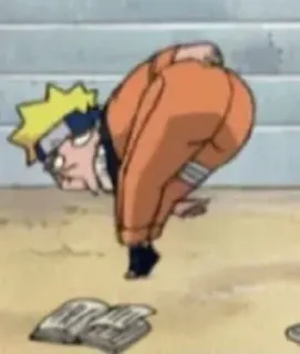 😎 Naruto Uzumaki Naruto Аниме, Манга, Ниндзя, Смешные, Комедия telegram sticker