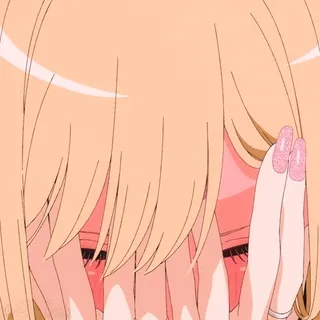 😍 anime, girl, crying, sad, cute whatsapp sticker