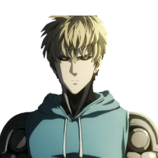👀 Genos One-Punch Man anime, character, cyborg, Genos, One-Punch Man telegram sticker