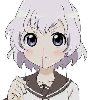 😍 anime, girl, cute, cartoon, portrait, character telegram sticker