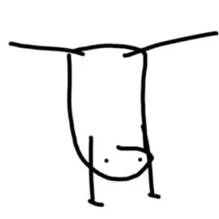 🌟 stick figure, drawing, character, simple whatsapp sticker