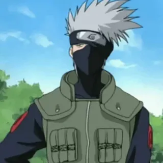 ⚡️ Kakashi Naruto Kakashi Hatake, Naruto, ninja, anime, character, manga telegram sticker