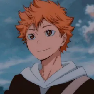 🖇 Hinata Shoyo Haikyuu!! Anime, Haikyuu, Hinata Shoyo, Shonen, Personaje, Lindo, Pelo Naranja telegram sticker