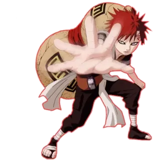 😑 Gaara Naruto anime, manga, ninja, sand, gaara telegram sticker