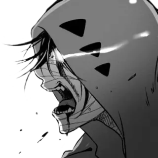 👿 Zack Foster Angels of Death Anime, Horror, Sangue, Urlo, Personaggio telegram sticker