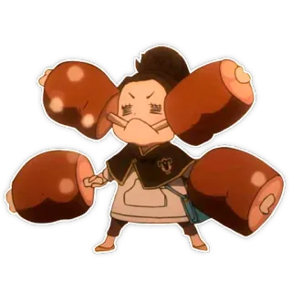 😝 Chibi Vanessa Enoteca Black Clover chibi, anime, manga, black clover, vanessa enoteca telegram sticker