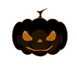 🎃 Kürbis, Halloween, Jack-o'-Lantern, Herbst, Herbst, Gruselig telegram sticker