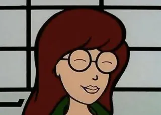 🌟 Daria Morgendorffer Daria cartoon, daria, daria morgendorffer, glasses, mtv telegram sticker