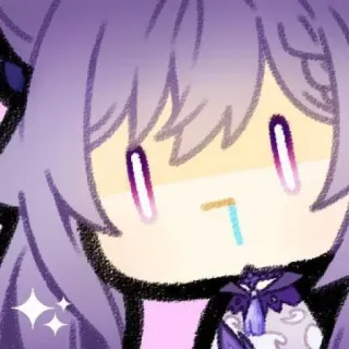 🤤 Keqing Genshin Impact Anime, Spiel, Genshin Impact, Keqing whatsapp sticker