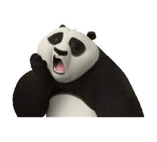 😴 Po Kung Fu Panda Panda, Kung Fu, Assonnato, Sbadiglio telegram sticker