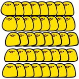 💛 pollito, amarillo, animal, dibujos animados, lindo telegram sticker