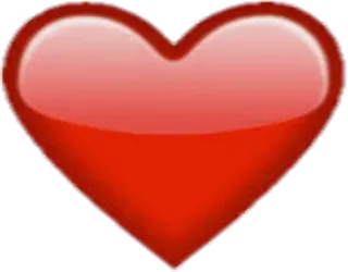 ❤ cuore, amore, rosso, emoji, san valentino, adesivo telegram sticker